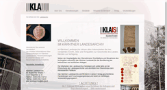 Desktop Screenshot of landesarchiv.ktn.gv.at