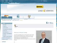 Tablet Screenshot of kaerntner-landtag.ktn.gv.at